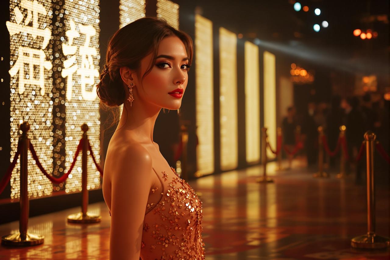 签约演员林晓雨出席戛纳电影节,惊艳全场